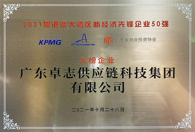 Top 50 New Economic Pioneering Enterprise in the Guangdong-Hong Kong-Macao Greater Bay Area